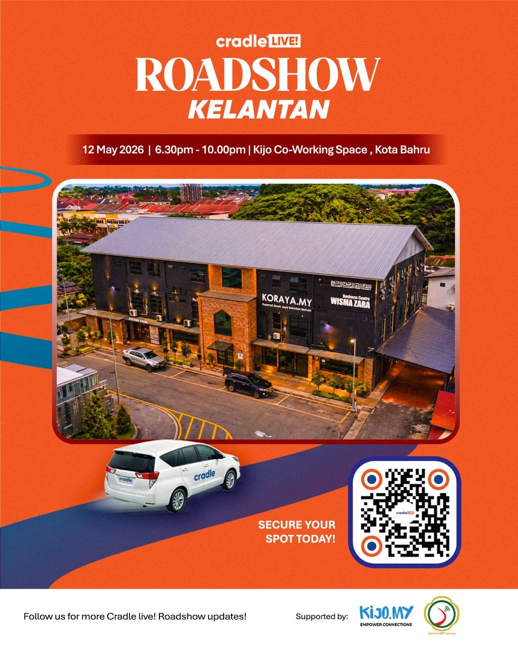 Cradle Live! Roadshow Kelantan 2026 Official Poster